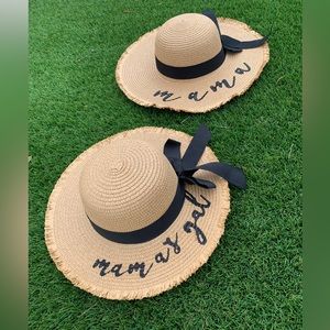Marcus Adler Mother/Daughter Straw hat set